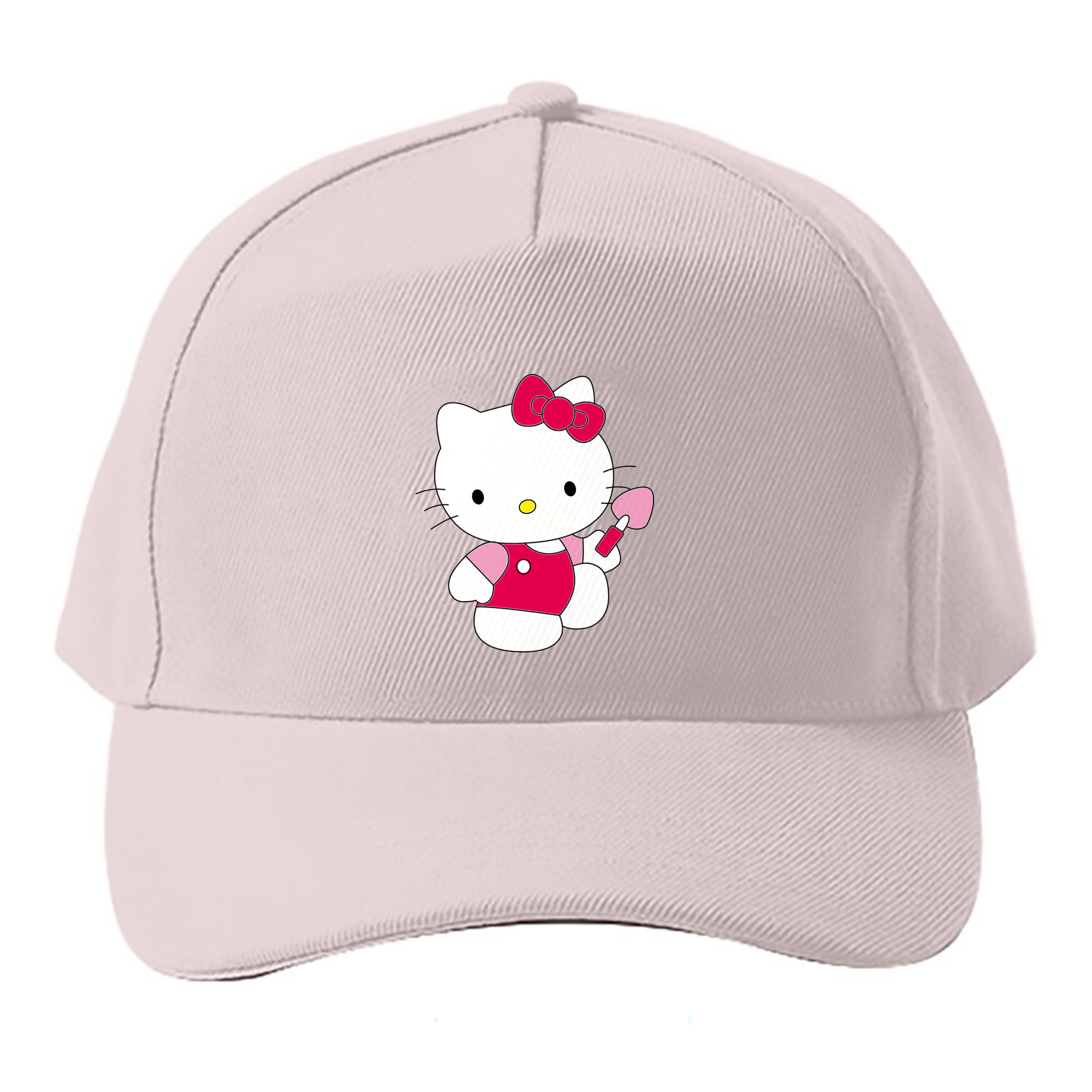 （画像用） Hello Kitty ハローキティ ベースボールキャップ 綿100％ 男女兼用 帽子 スポーツ
